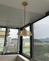WOMO Retro Coloured/Pink Glass Pendant Light-WM2084 thumbnail