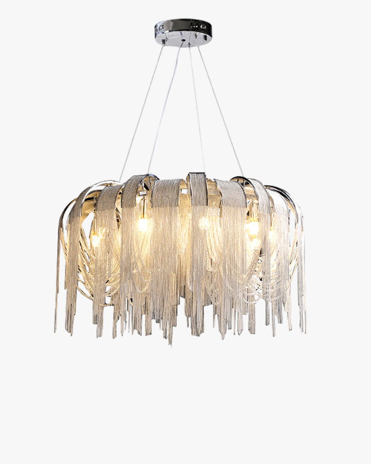 WOMO Tassel Round Chandelier-WM2087