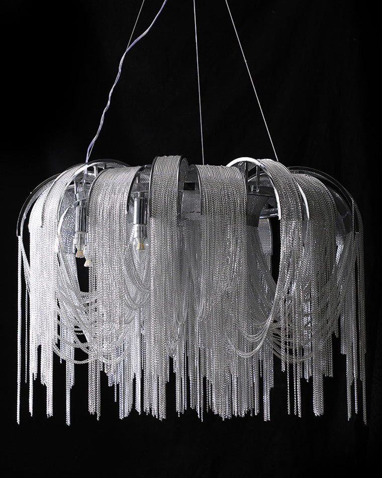 WOMO Tassel Round Chandelier-WM2087