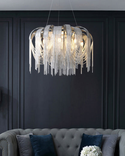 WOMO Tassel Round Chandelier-WM2087