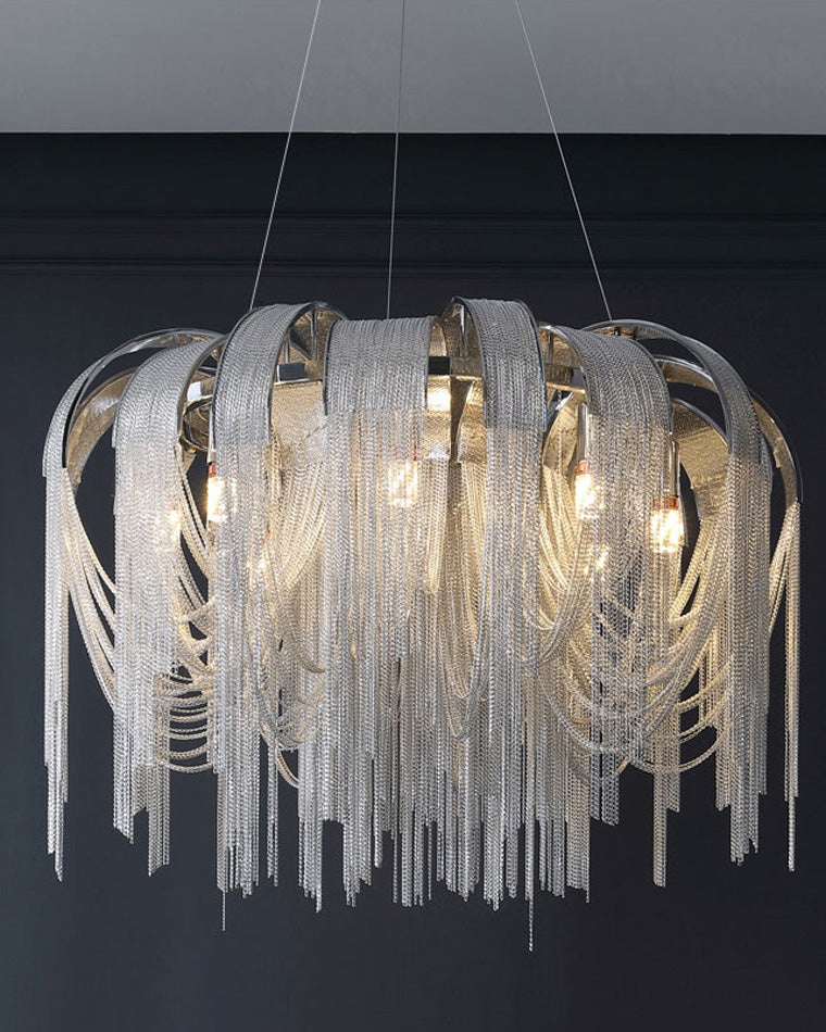 WOMO Tassel Round Chandelier-WM2087