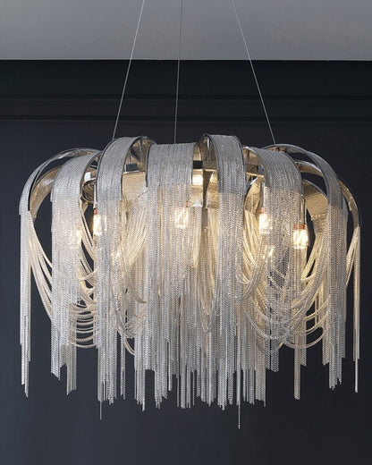 WOMO Tassel Round Chandelier-WM2087