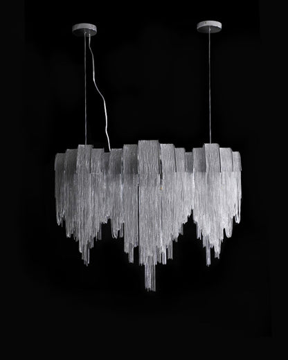 WOMO Fringe Linear Chandelier-WM2089