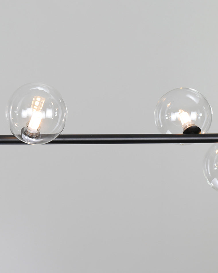 WOMO Linear Glass Globe Chandelier-WM2090