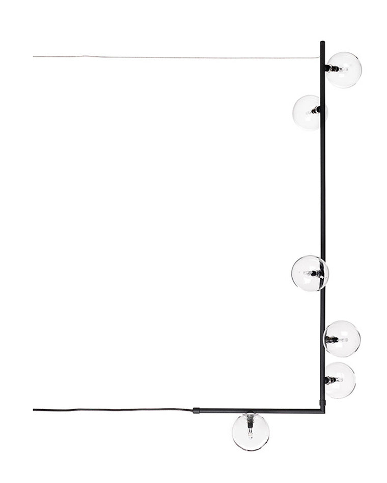 WOMO Linear Glass Globe Chandelier-WM2090