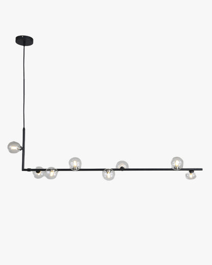 WOMO Linear Glass Globe Chandelier-WM2090