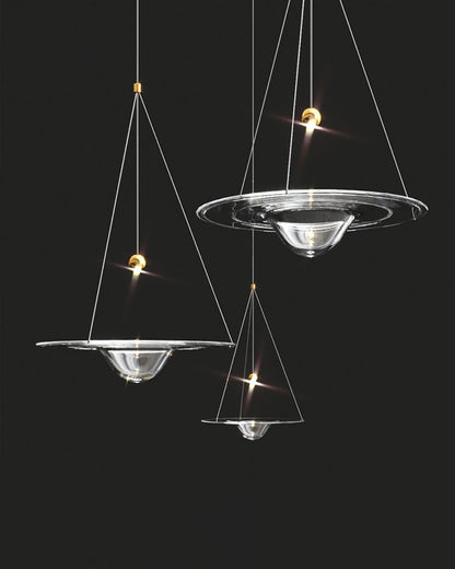 WOMO Ripple Glass Pendant Light-WM2092