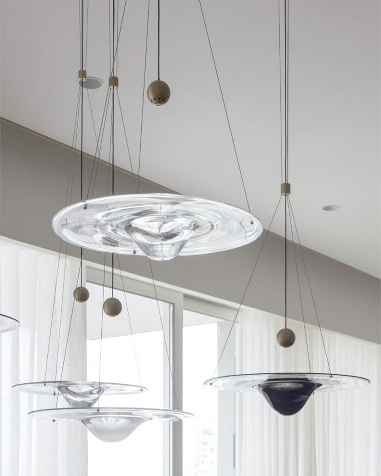 WOMO Ripple Glass Pendant Light-WM2092