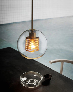 WOMO Elegant Round/Cylinder Glass Pendant Light-WM2095