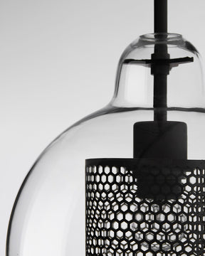 WOMO Elegant Round/Cylinder Glass Pendant Light-WM2095