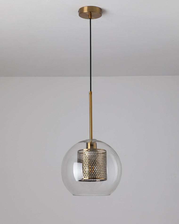 WOMO Elegant Round/Cylinder Glass Pendant Light-WM2095