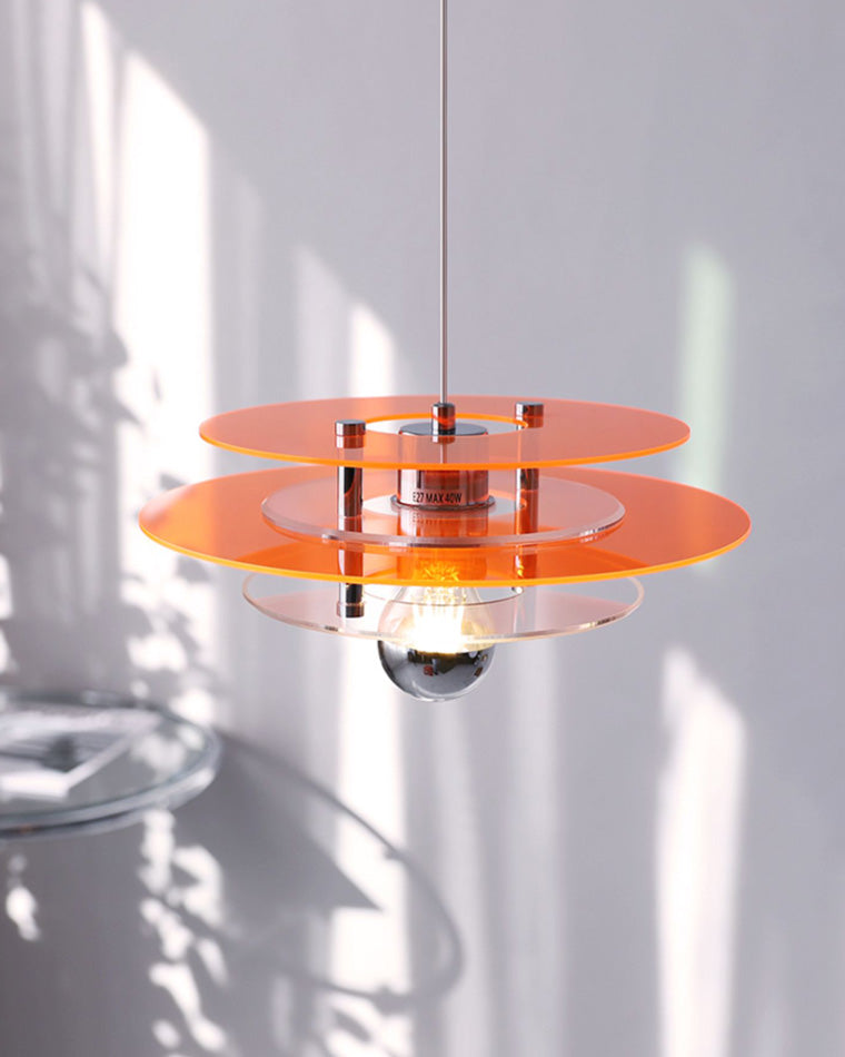 WOMO Space Age Flying Saucer Pendant Light-WM2098