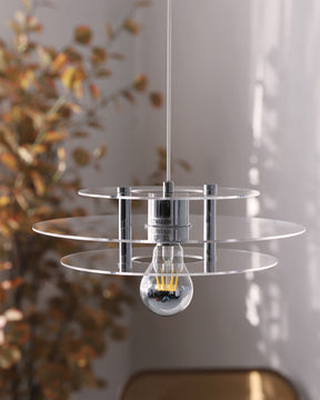 WOMO Space Age Flying Saucer Pendant Light-WM2098