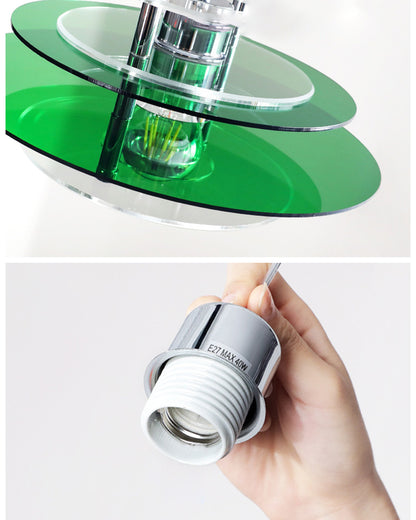 WOMO Space Age Flying Saucer Pendant Light-WM2098