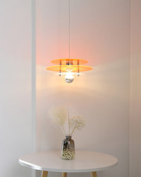 WOMO Space Age Flying Saucer Pendant Light-WM2098