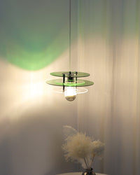 WOMO Space Age Flying Saucer Pendant Light-WM2098