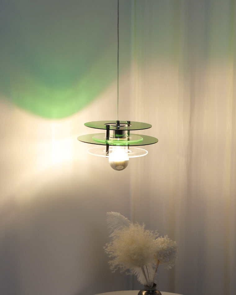 WOMO Space Age Flying Saucer Pendant Light-WM2098