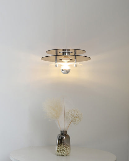 WOMO Space Age Flying Saucer Pendant Light-WM2098