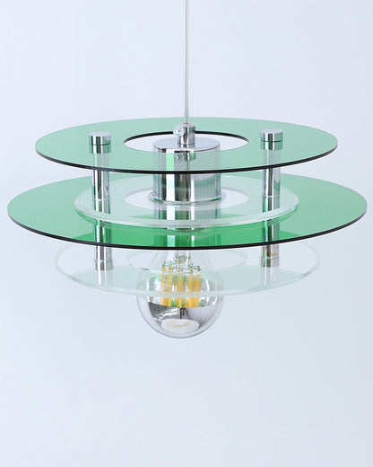 WOMO Space Age Flying Saucer Pendant Light-WM2098