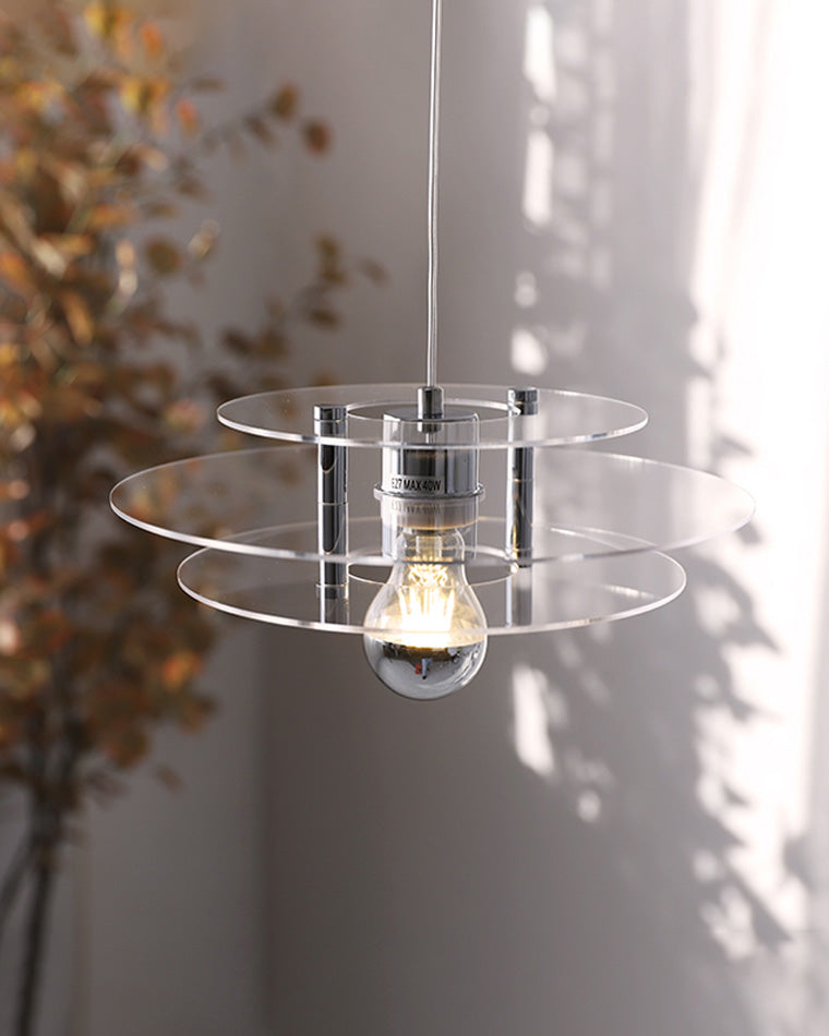 WOMO Space Age Flying Saucer Pendant Light-WM2098
