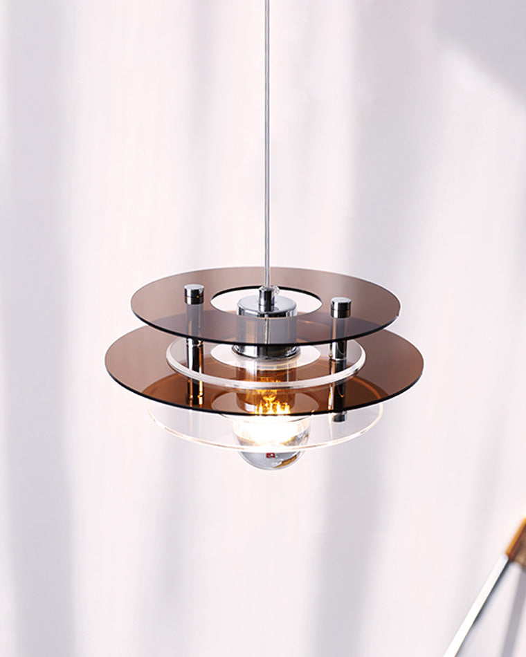 WOMO Space Age Flying Saucer Pendant Light-WM2098