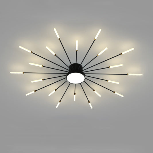 WOMO Firework Sunburst Flush Mount Ceiling Light-WM1001