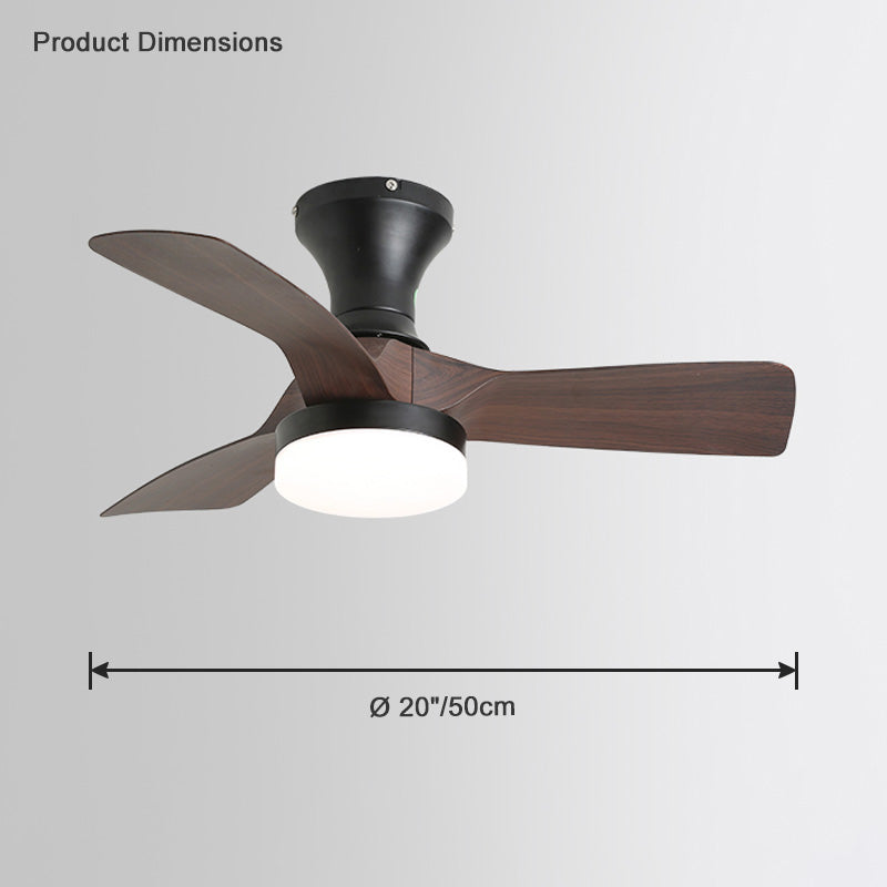 WOMO 20" Small Propeller Ceiling Fan Lamp-WM5024