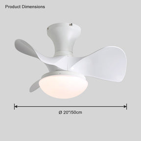 WOMO 20" Small Propeller Ceiling Fan Lamp-WM5024