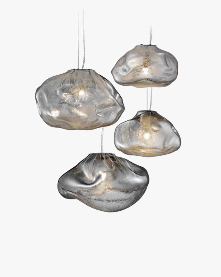 WOMO Cloud Blown Glass Pendant Light-WM2101