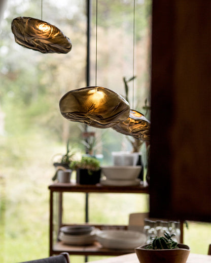 WOMO Cloud Blown Glass Pendant Light-WM2101