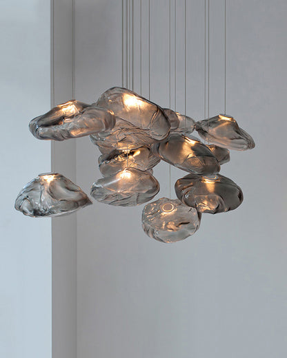 WOMO Cloud Blown Glass Pendant Light-WM2101