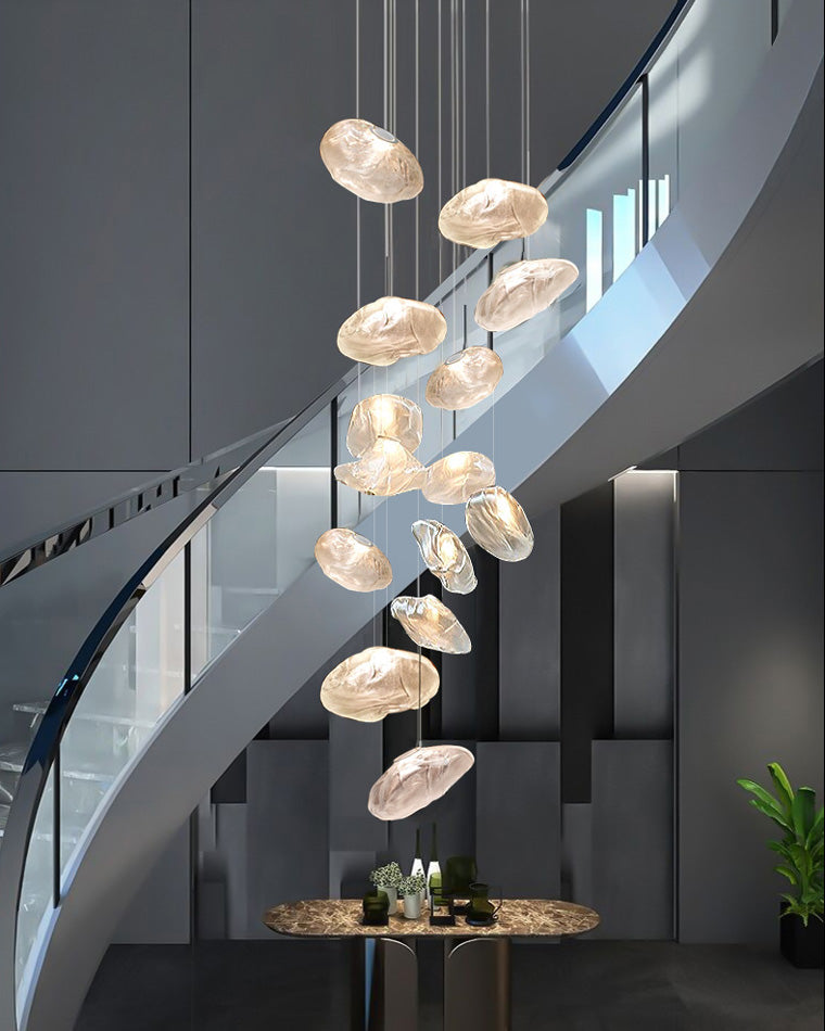 WOMO Cloud Blown Glass Pendant Light-WM2101