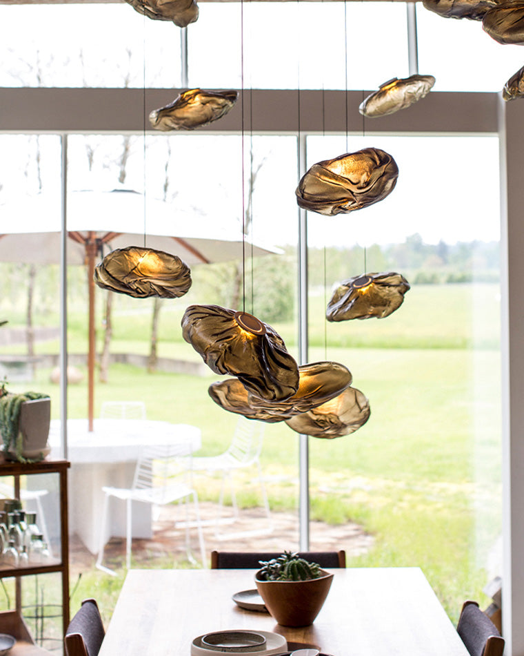 WOMO Cloud Blown Glass Pendant Light-WM2101