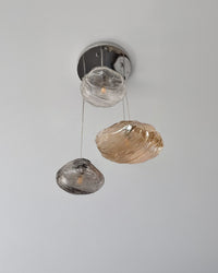 WOMO Cascading Blown Glass Pendant Chandelier-WM2101b