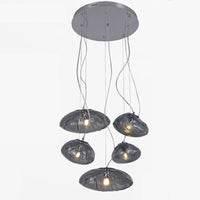 WOMO Cascading Blown Glass Pendant Chandelier-WM2101b