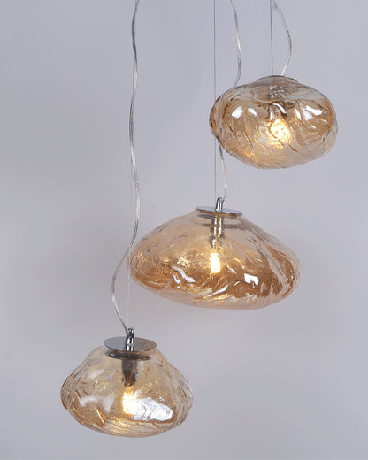 WOMO Cloud Blown Glass Pendant Light-WM2101