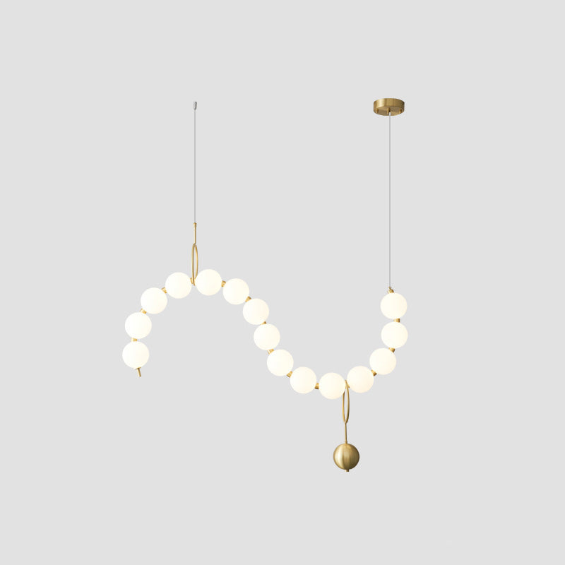 WOMO Pearl Wavy Chandelier-WM2102c