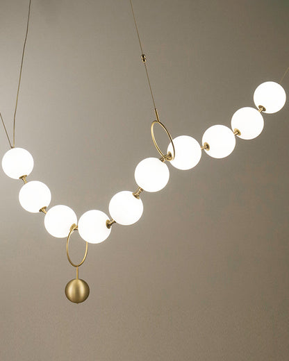 WOMO String Pearl Chandelier-WM2102