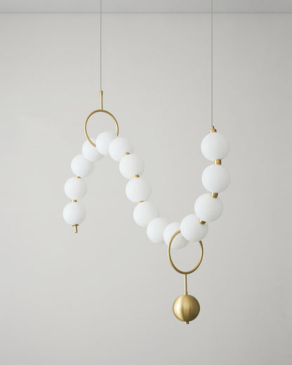 WOMO String Pearl Chandelier-WM2102