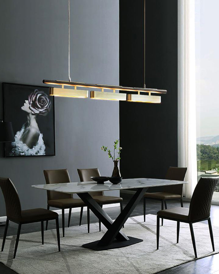 WOMO Triple Linear Pendant Chandelier-WM2103