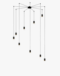 WOMO Spider Off Center Chandelier-WM2107