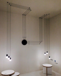 WOMO Spider Off Center Chandelier-WM2107