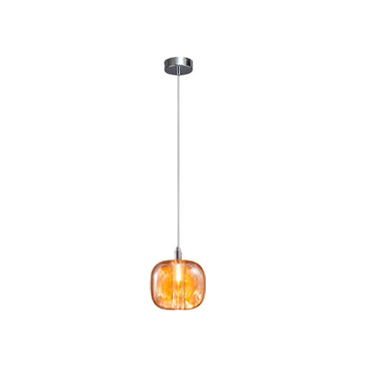 WOMO Colored Glass Multi Pendant Chandelier-WM2111