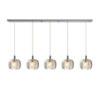 WOMO Colored Glass Multi Pendant Chandelier-WM2111a