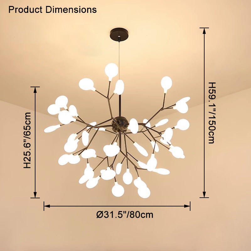 WOMO Heracleum/Firefly Chandelier-WM2113