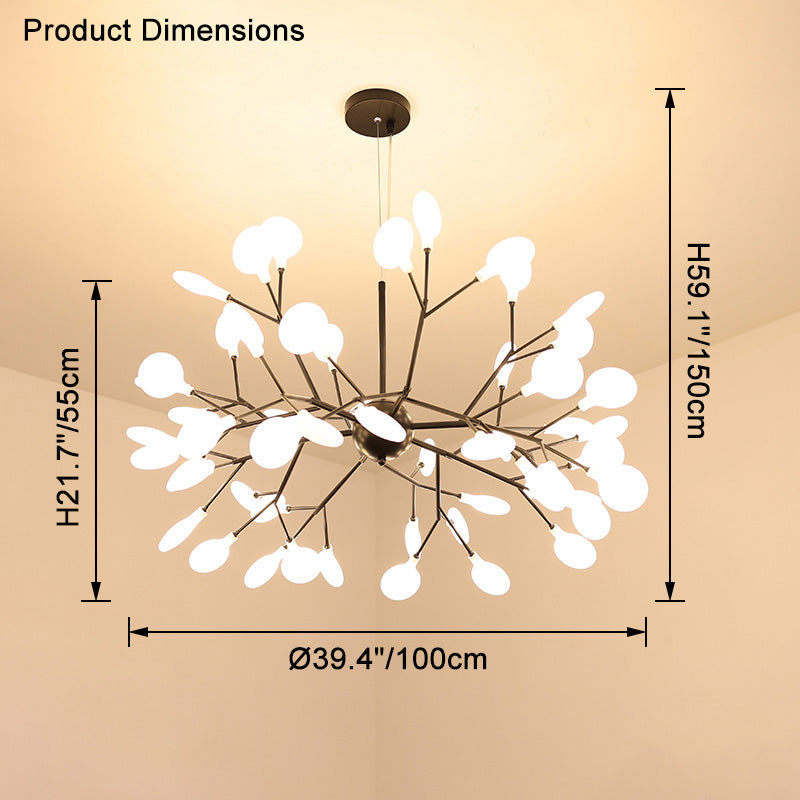 WOMO Heracleum/Firefly Chandelier-WM2113