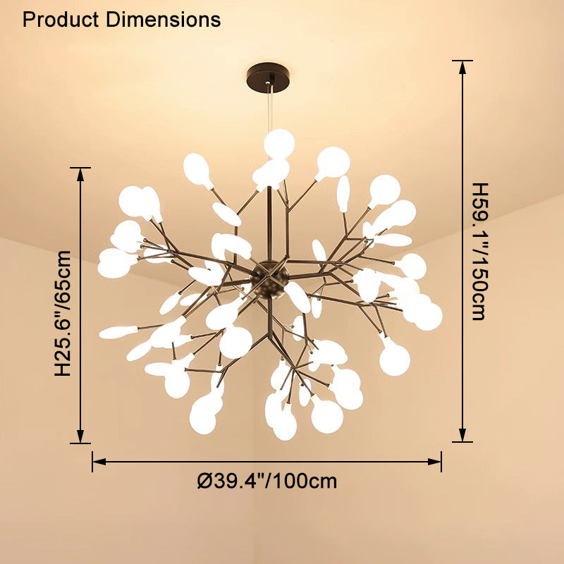 WOMO Heracleum/Firefly Chandelier-WM2113