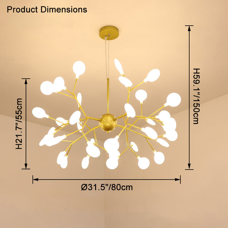 WOMO Heracleum/Firefly Chandelier-WM2113