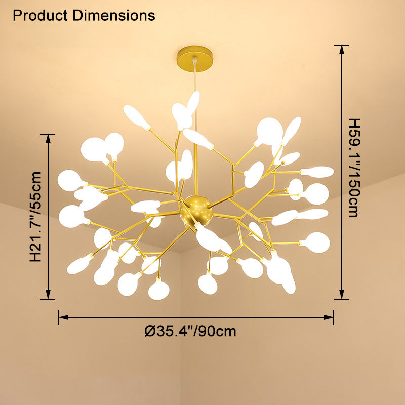 WOMO Heracleum/Firefly Chandelier-WM2113