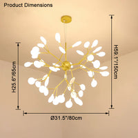 WOMO Heracleum/Firefly Chandelier-WM2113